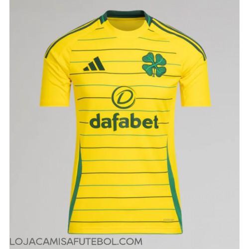 Camisa de Futebol Celtic Equipamento Secundário 2024-25 Manga Curta